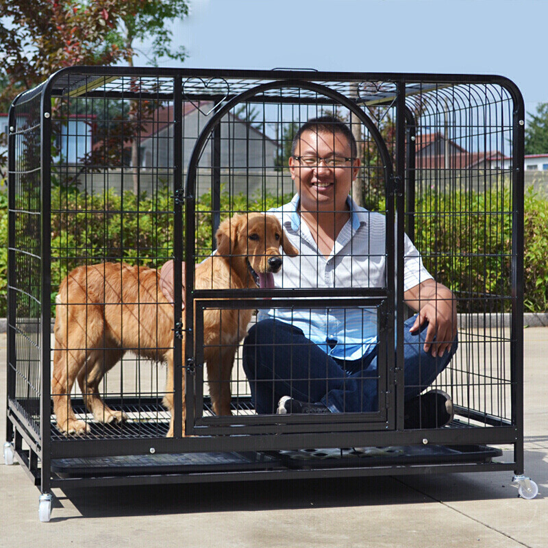 中猫笼小狗笼大型犬狗笼子宠物狗狗笼子狗屋金毛萨摩哈士奇用品