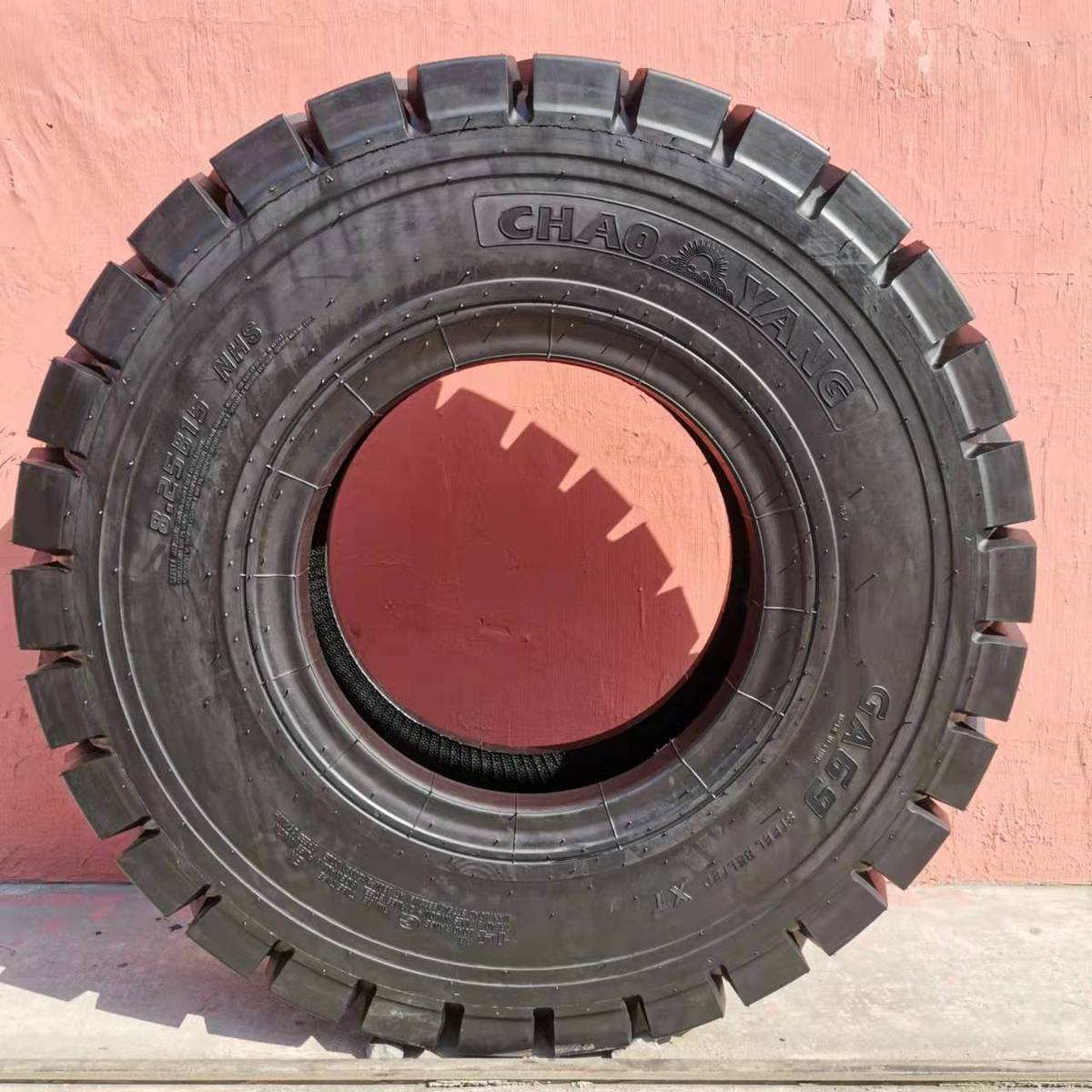 热销叉车实心轮胎充气8.25b158.25-15钢丝充气轮胎