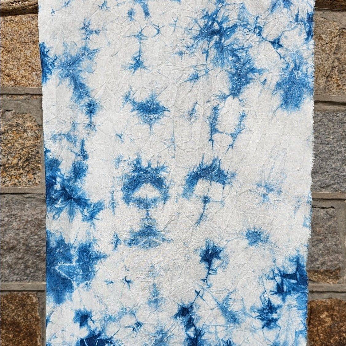 长条扎染民宿纯手工蓝色植物染复古单层茶席桌布桌旗多图案,居家布艺,桌布,淘宝优惠券,粉丝福利购,淘宝优惠卷