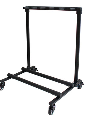 热销支架可移动吉他支架多把5排民谣木电吉他琵琶多头组落地flang