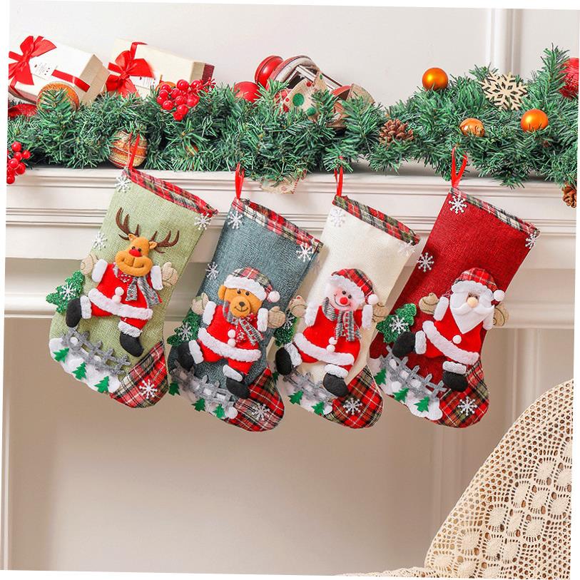 Christmas decorations Christmas stocking goodie bag Gift bag