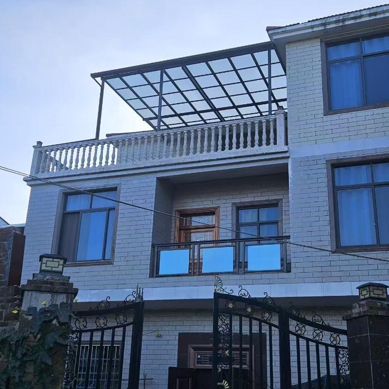 铝合金雨棚户外防雨别墅屋檐遮阳棚家用汽车停车棚庭院阳台遮雨棚
