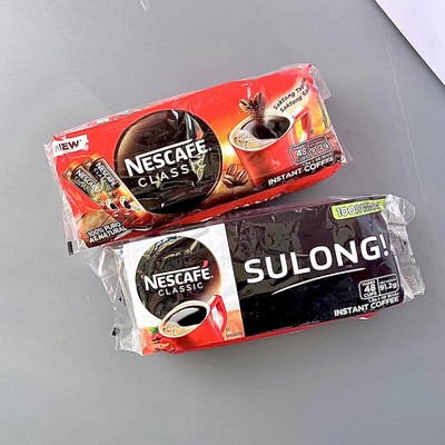 现货菲律宾进口NESCAFE雀巢经典特浓黑咖啡速溶咖啡CLASSIC1.9g48