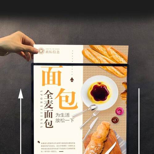 发光展示牌菜单led灯箱广告牌奶茶店吧台价目表桌面立式点餐牌