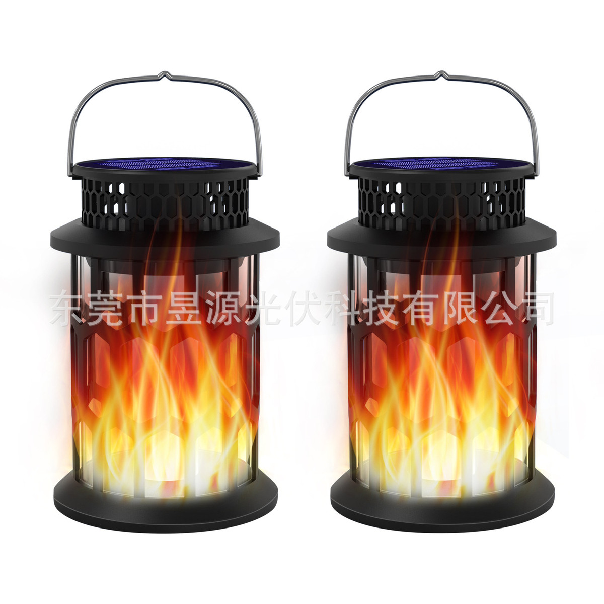 28led新款户外太阳能灯宫灯挂灯灯笼灯景观手提铁艺路径灯草坪灯