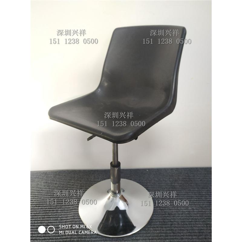 防静电车间麻面注塑靠背椅气动升降椅办公会议加厚工作凳椅子