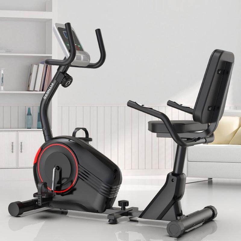 定制卧式健身车磁控车室内家用静音踏步机下肢功率车动感单车