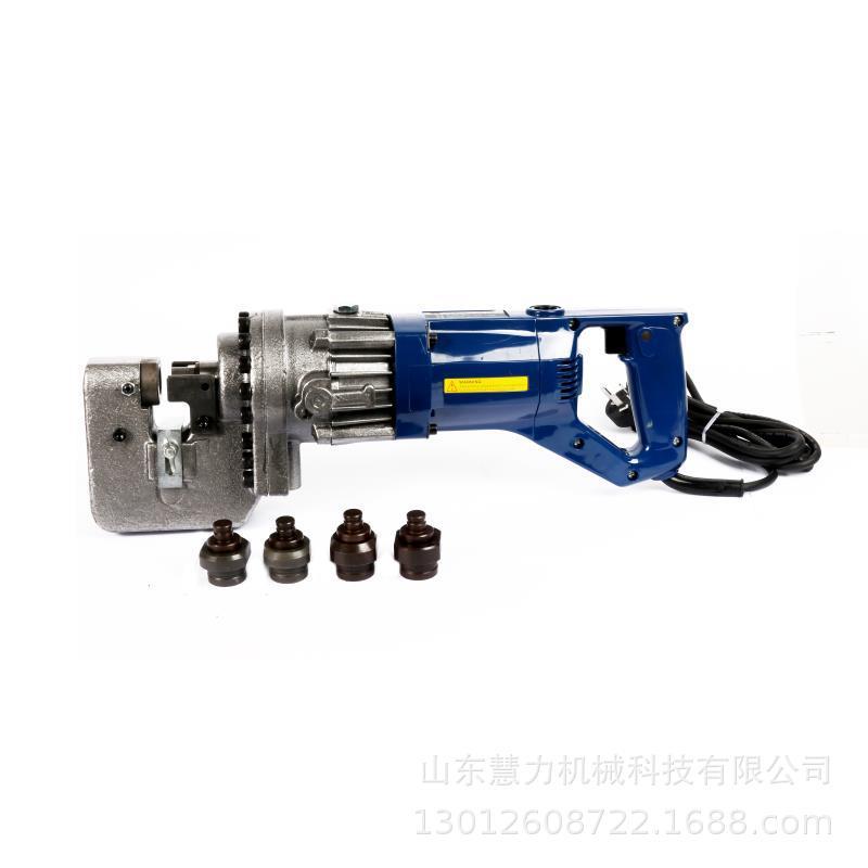 热销小型钢板角钢铝板冲孔机液压铜板冲孔大眼机手提式电动转孔器