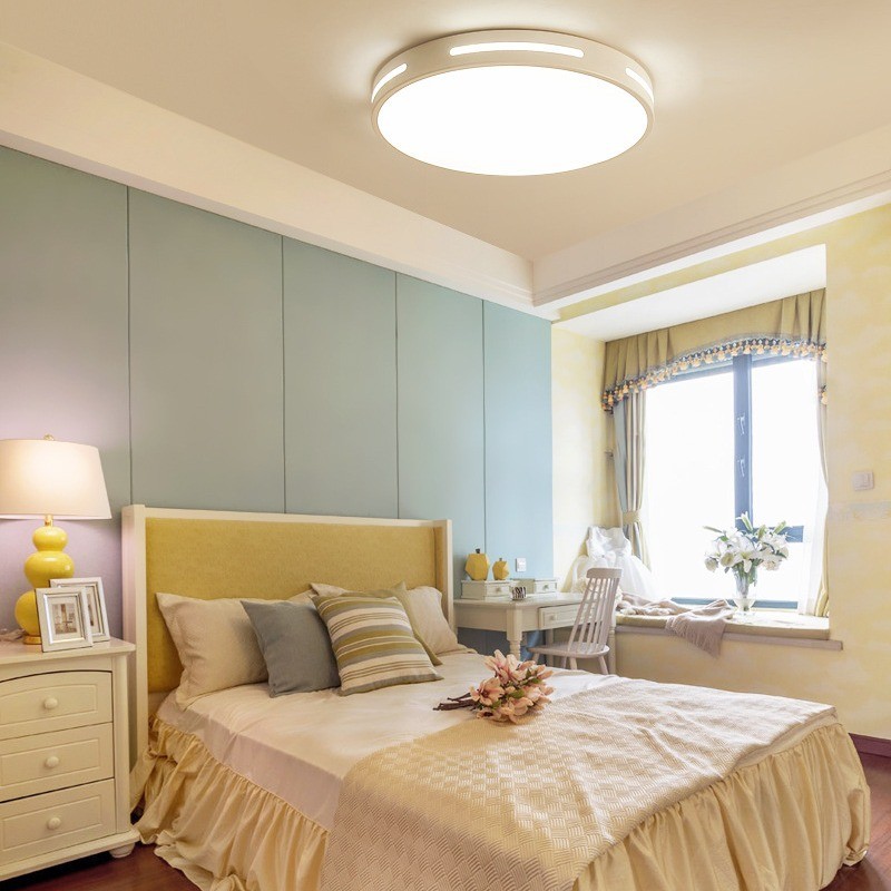 客厅灯亚克力餐厅灯具圆形吸顶灯led简约现代卧室吸顶灯中山厂家