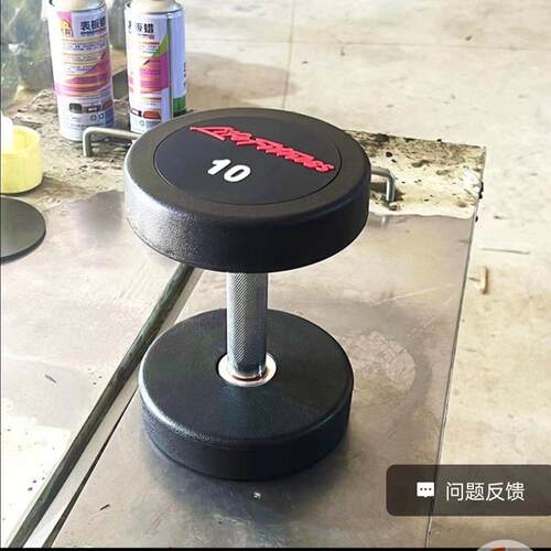 厂家直供cpu圆头耐摔家用商用健身房亮面防滑耐磨哑铃cpu哑铃