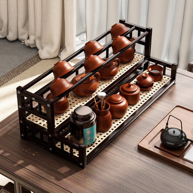 茶杯架子茶室置物架非实木中式桌面博古架茶桌茶叶展示架小型收纳,商业/办公家具,置物架/陈列架/储物架/展示架,淘宝优惠券,粉丝福利购,淘宝优惠卷