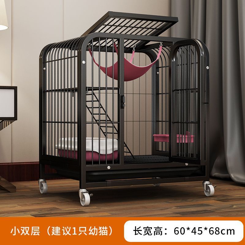 猫笼子别墅超大自由空间家用室内带厕所一体猫屋猫咪猫舍猫窝