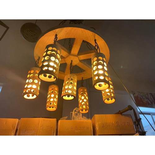 复古工业风吊灯个性火锅店餐厅装饰灯创意民宿照明灯具商用