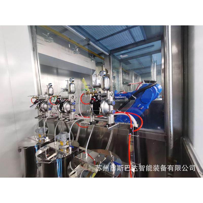 定制款汽摩配件喷涂机器人喷漆自动化生产加工