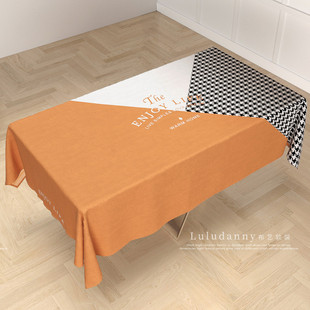 bg54批发餐桌椅子套罩现代轻奢家用长方形桌布加厚欧式一体弹力椅