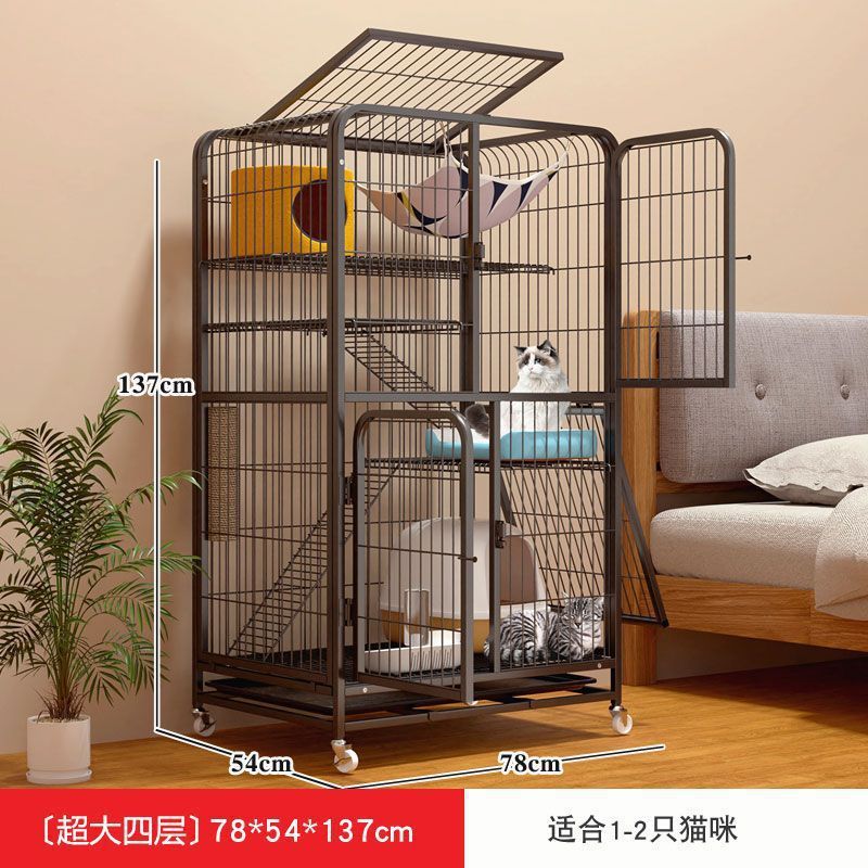 猫笼子双层家用三层猫别墅小型室内猫咪猫窝猫舍自由空间猫屋