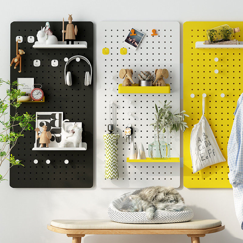 桌面墙上洞洞板置物架免打孔金属客厅玄关书桌上墙面挂墙壁辞之言,纺织面料/辅料/配套,纺织机械配件,淘宝优惠券,粉丝福利购,淘宝优惠卷