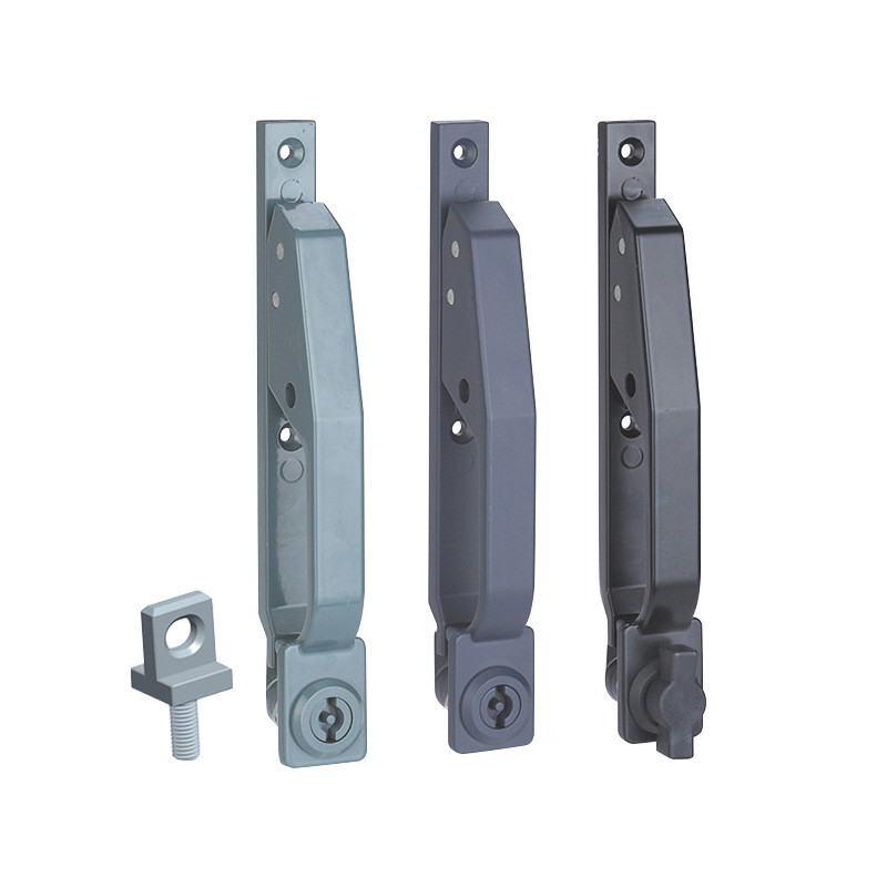 ls05-1高压柜拉手快开前锁28柜拉手门锁黑色蓝色灰色门锁