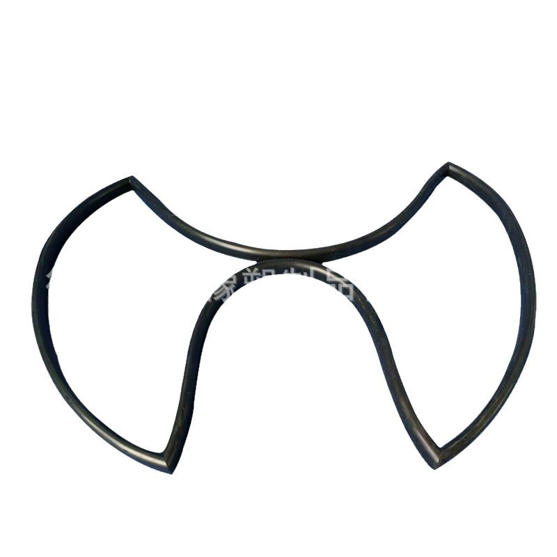 硅胶e蒸饭车型密封条烧烤炉门黑色硅胶对接密封圈钢瓶减震橡胶圈