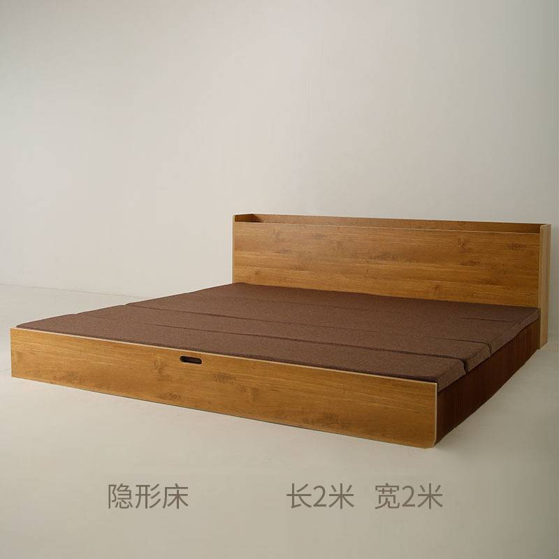 多功能折叠床午休单人伸缩床风琴纸隐形简约舒适家用办公室收纳床