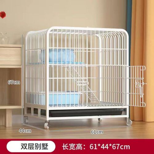 猫笼家用方管猫笼子室内别墅家用室内三层四层猫笼小型猫笼子