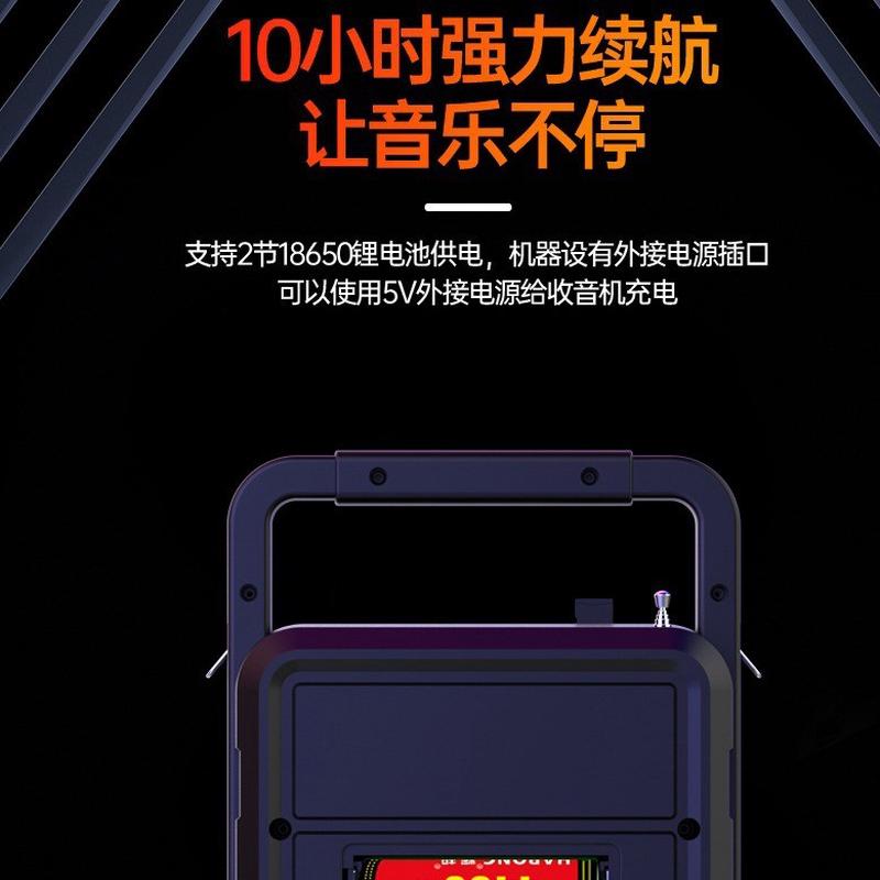 辉邦/破冰者B-83小手提数字点歌超长待机超长播放支持TWS互联