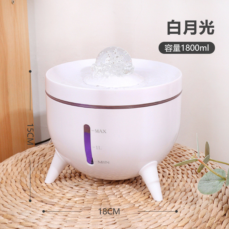 水晶球宠物饮水机水器循环过滤猫咪饮水器智能宠物狗喂自动流动水