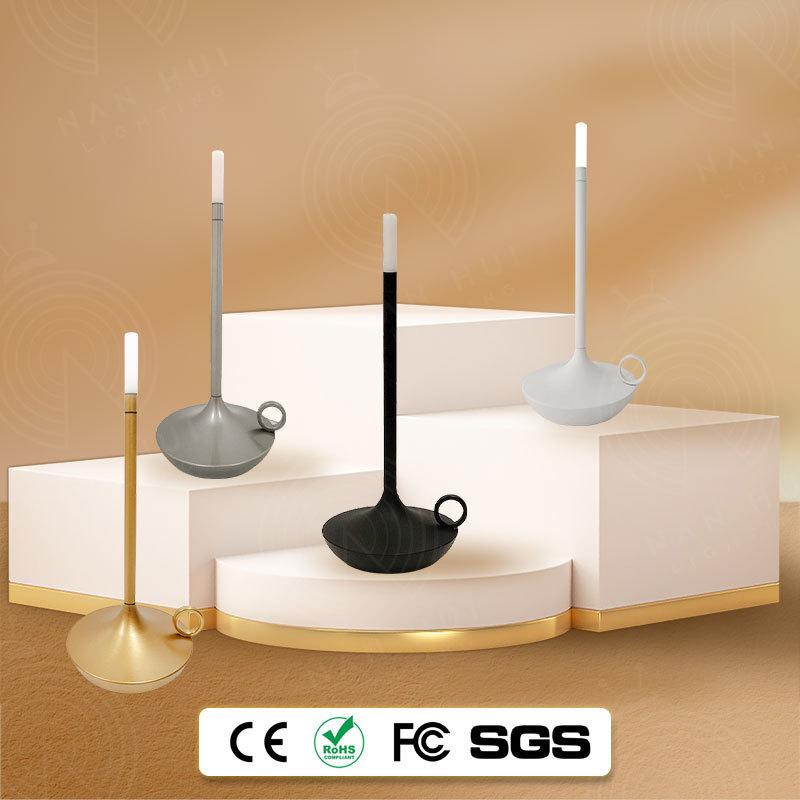 欧式金属充电阿拉丁造型台灯户外露营触控调光便携氛围床头台灯