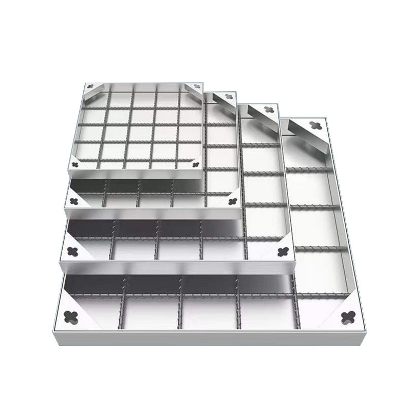 304砖厂家可定装饰井盖穿线铺不锈钢井盖窖井市政专用沟盖板隐形