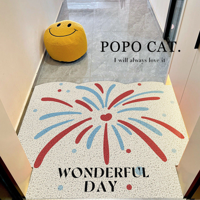 门垫新年进门门口丝圈脚垫用可裁剪耐脏地毯玄关防滑入户门地垫,居家布艺,入户地垫,淘宝优惠券,粉丝福利购,淘宝优惠卷