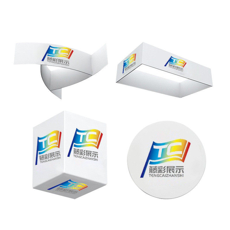 厂家定制活动异型秀商场铝合金快幕展示架可折叠会议展览广告吊环