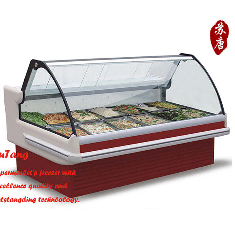 热销苏唐供应熟食湿热冷柜玻璃盖熟菜柜干热豪华熟食柜商超超市展,清洗/食品/商业设备,冷水机,淘宝优惠券,粉丝福利购,淘宝优惠卷