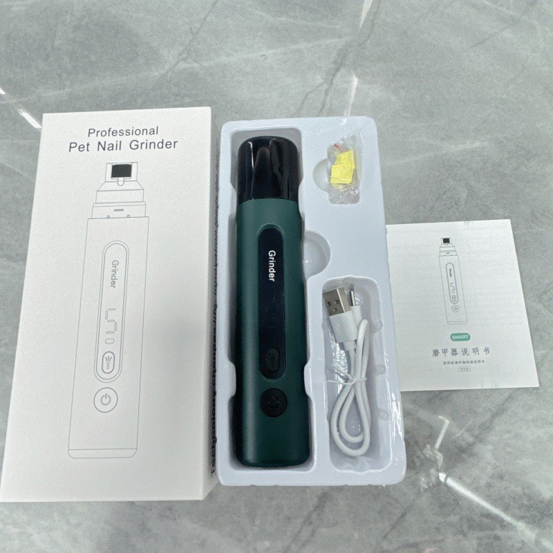 严选电动宠物磨套装器打磨机led带灯可调速甲大功率大型犬充电式