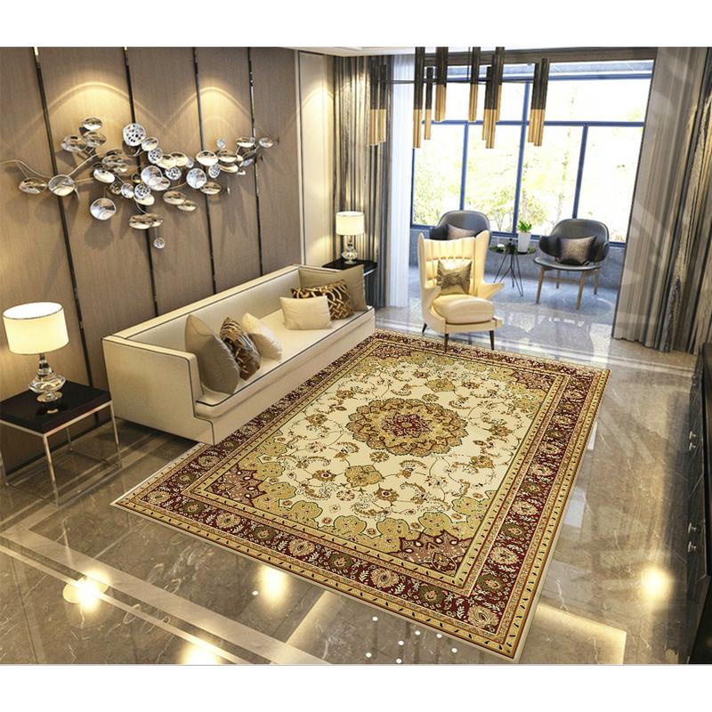 欧式客厅沙发茶几毯家用书房床边毯卧室满铺榻榻米防滑可水洗定制