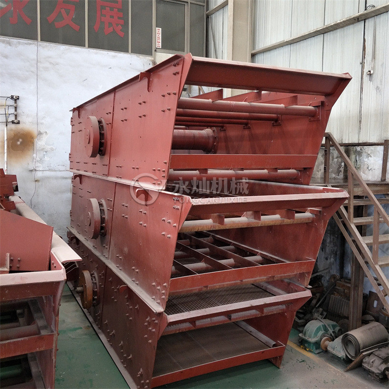 煤场筛选原煤用煤矿设备高岭土石灰震动筛分机沙石分离生产设备