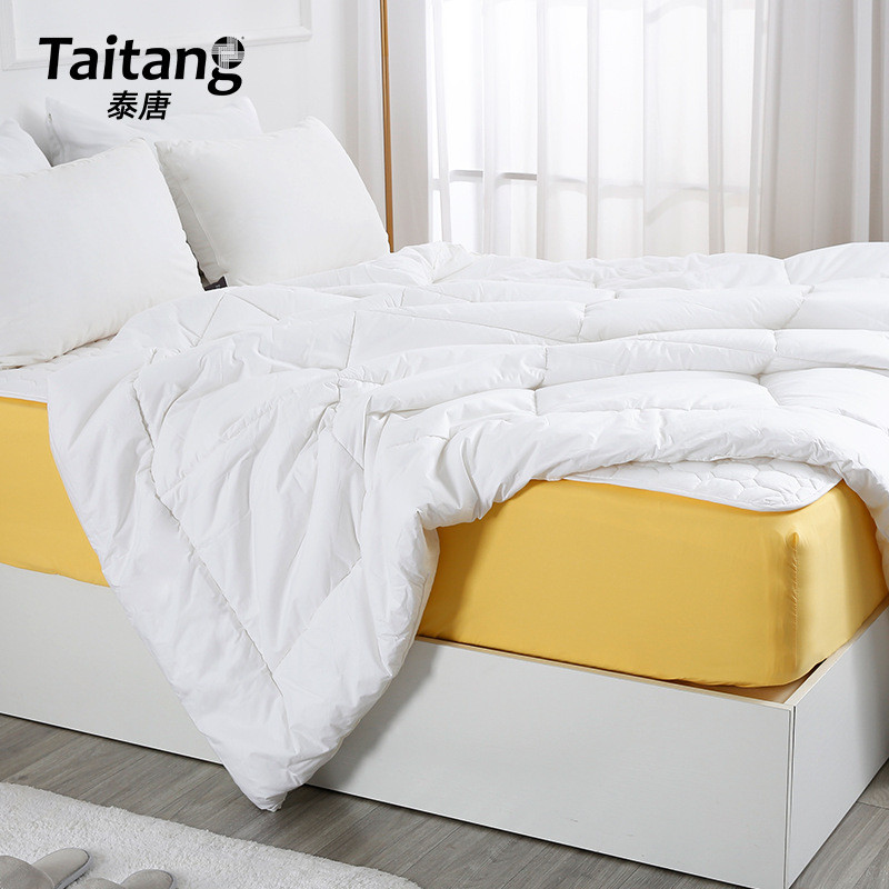 热销泰唐桃皮绒酒店夏被被被子宾馆民宿四季白色加厚家用被芯批发