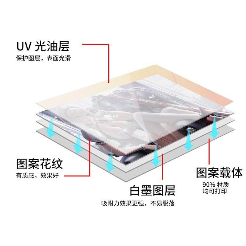 uv水晶标打印膜试用礼品电镀金属纸盒标签贴多功能卷筒ab水晶膜