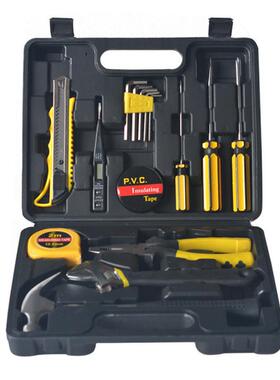 16件套盒子黑色工具套装碳钢五金工具