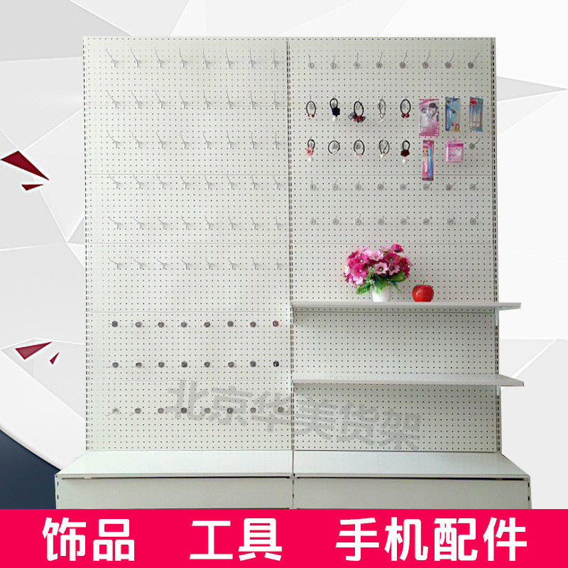 洞洞储物柜超市五金孔板洞洞板饰品展览会展示架文具架洞洞衣柜