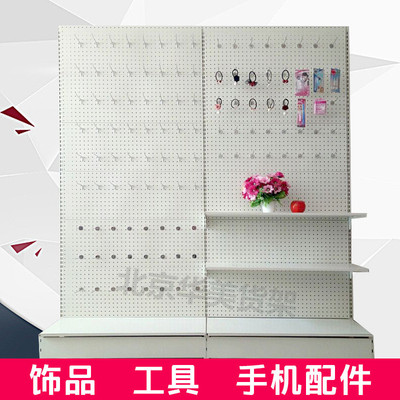 洞洞储物柜超市五金孔板洞洞板饰品展览会展示架文具架洞洞衣柜
