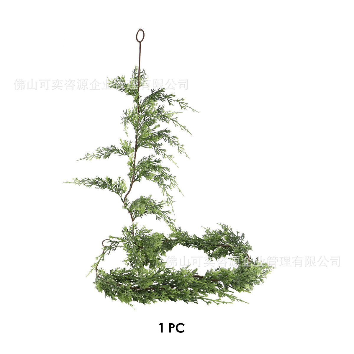 仿真松柏藤条松针装饰人造圣诞藤条户外拍照道具装