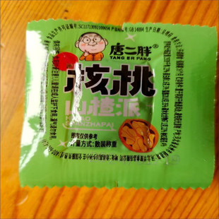 速发唐二胖无蔗糖独立核桃糕山楂条果丹皮果脯蜜饯酸甜休闲零食山