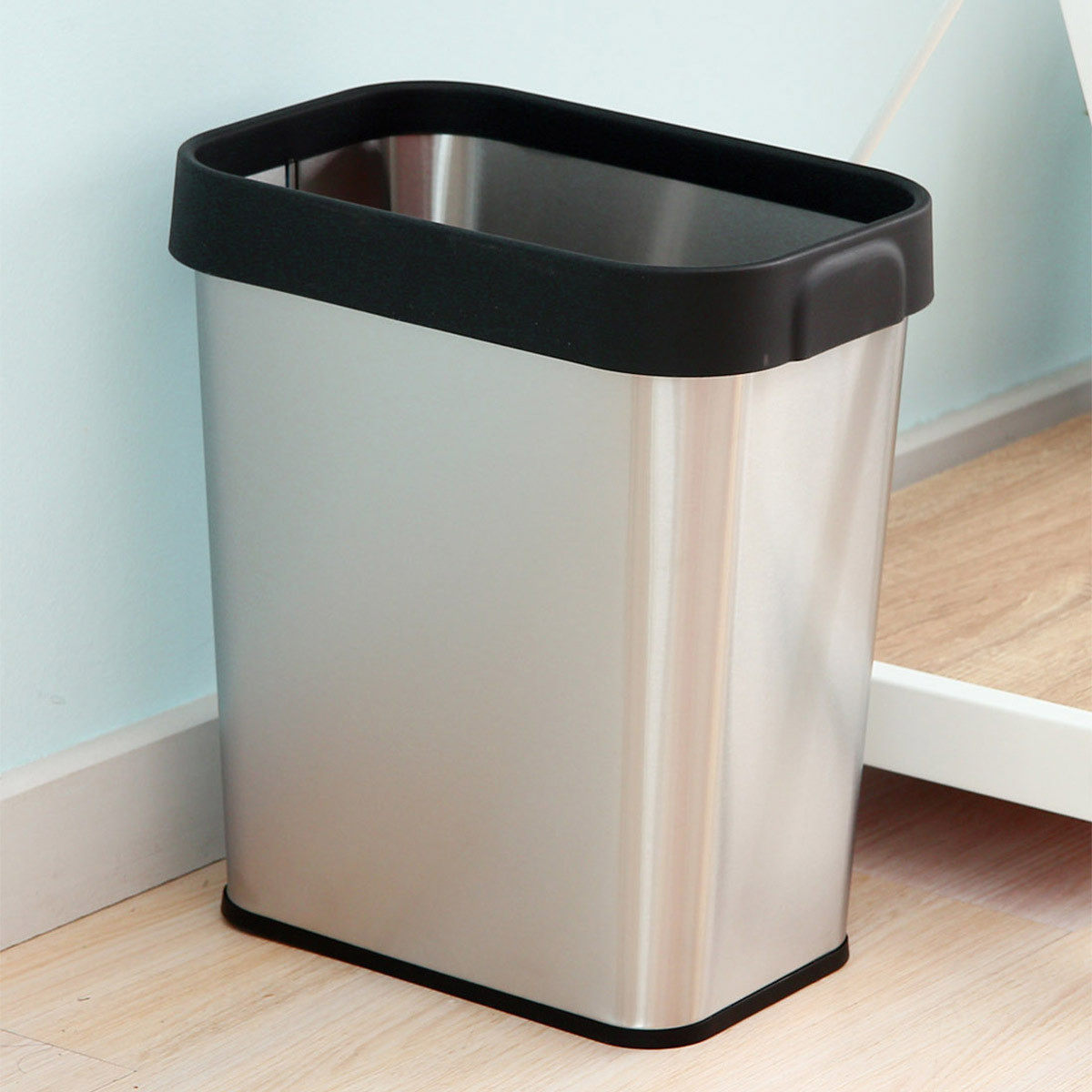12L不锈钢无盖垃圾桶家用酒店收纳桶卫生间金属长方形废纸篓,畜牧/养殖物资,特种养殖设备,淘宝优惠券,粉丝福利购,淘宝优惠卷