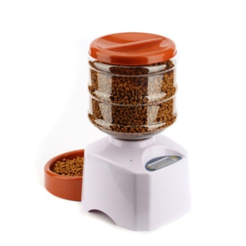 5.5l自动宠物喂食器带录制语音播放功能