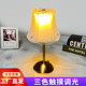 小夜灯复古卧室桌面小台灯led创意氛围感金属家用护眼台灯