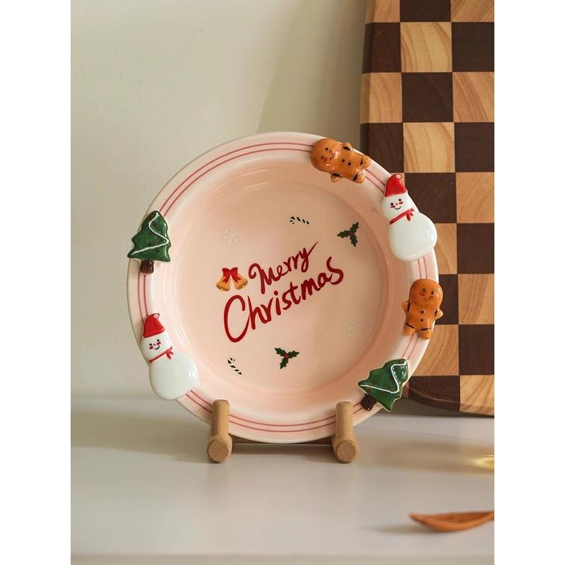 创意个性新款漂亮盘子陶瓷汤盘深盘早餐盘仪式感餐具感意面甜品盘