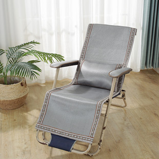 alj6摇椅躺椅夏季垫子夏天凉席凳子椅子坐垫靠背一体透气冰丝藤椅