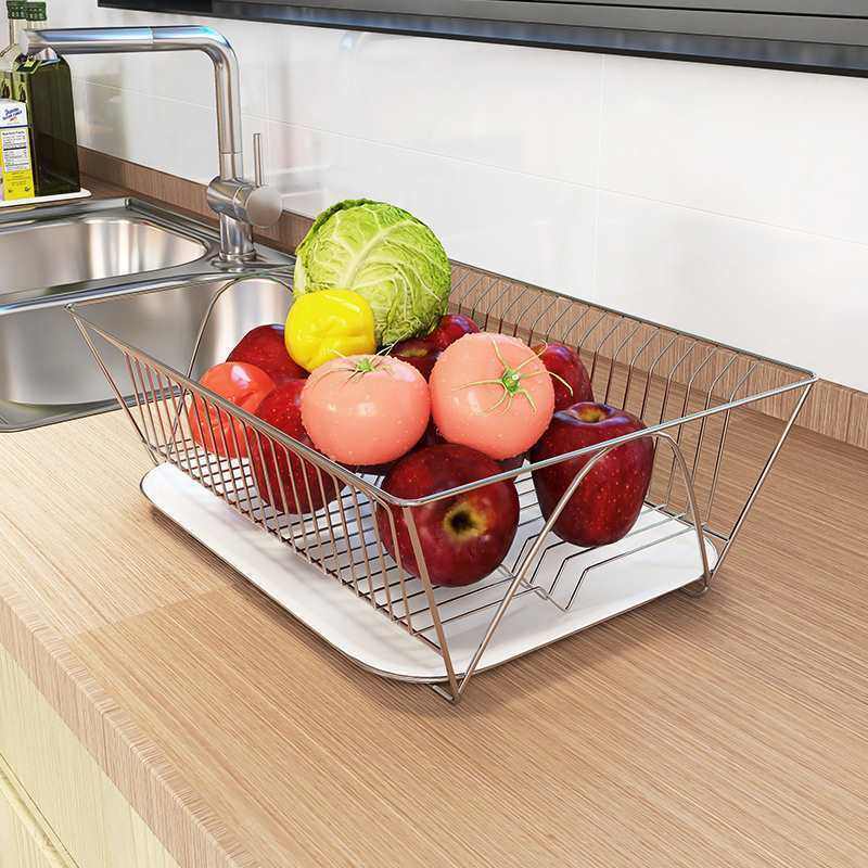 304不锈钢碗碟厨房置物架沥水架放碗盘收纳架晾碗架多功能沥水篮,厨房/烹饪用具,厨房置物架/置物柜/角架,淘宝优惠券,粉丝福利购,淘宝优惠卷