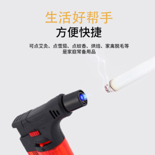 点艾灸专用点火器防风打火机充气家用艾条艾草艾柱打火棒喷枪神器