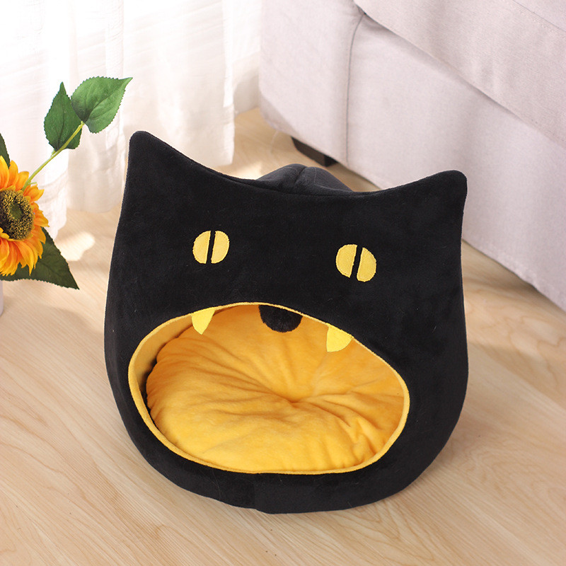 猫窝四季通用嘴大网红猫窝创意猫窝短绒宠物窝宠物床猫咪用品幼猫